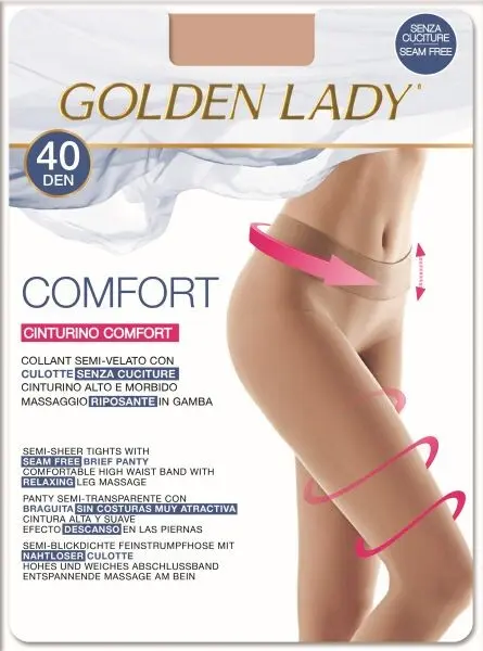 GOLDEN LADY COLLANT COMFORT 40DEN 2-S MELON