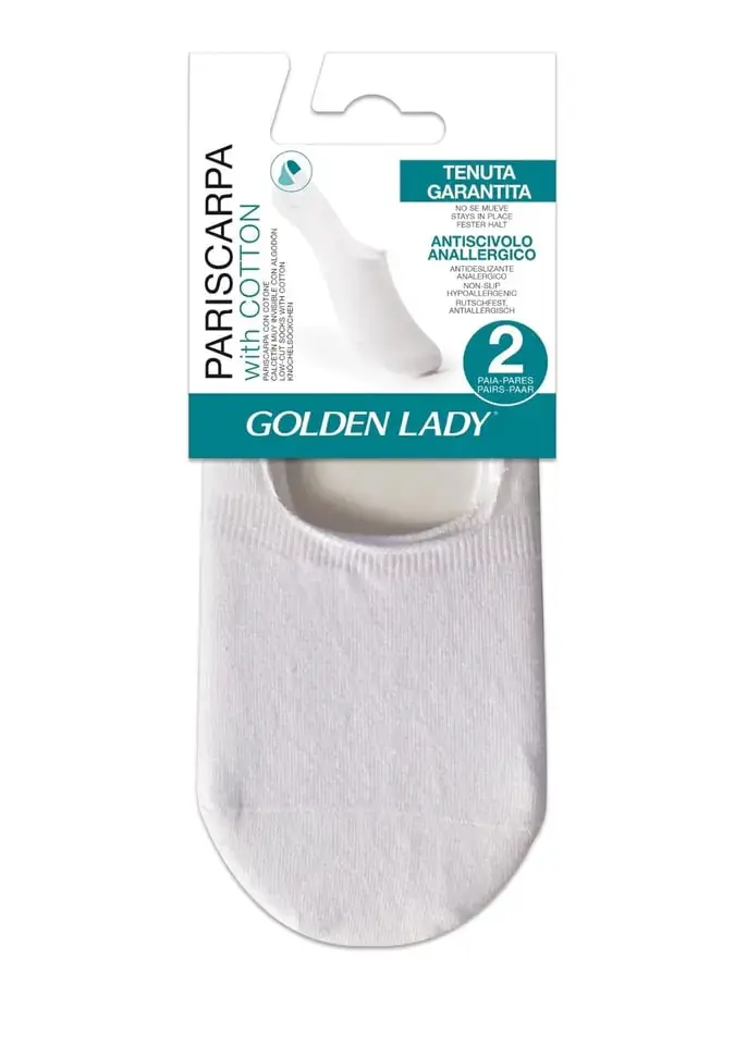 GOLDEN LADY PARISCARPA INVISIBILE 2 PAIA M/L 39/42 NERO