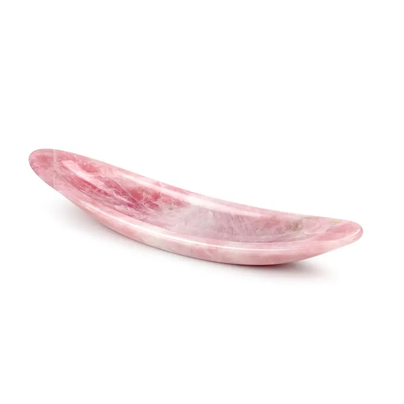 Gondola - elegant large bowl in Rose quartz