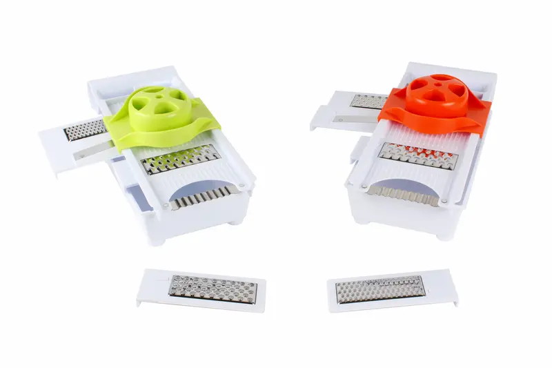 Grattugia 6 in 1 multifunzione per cucina | manuale con lame intercambiabili