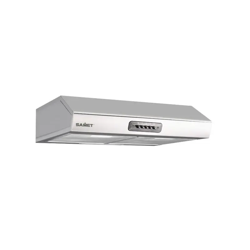 Gruppo cappa Samet sottopensile luce led potenza aspirante 280 m3/h 3 livelli Tornado 60 inox