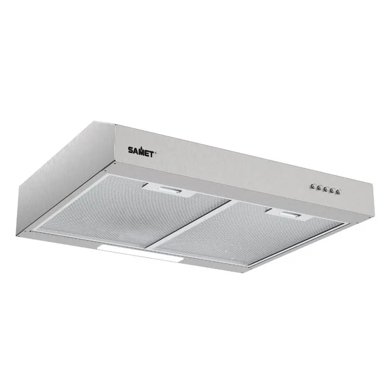 Gruppo cappa Samet sottopensile motore singolo 3 livelli Tornado6025 inox classe D