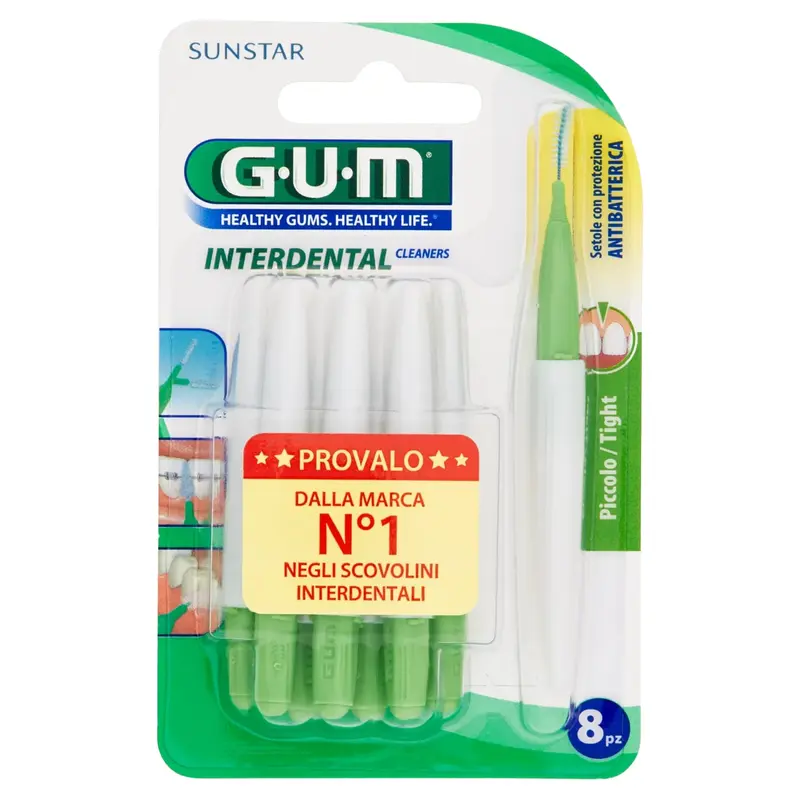 GUM SCOVOLINI INTERDENTAL CLEANERS PICCOLO X8