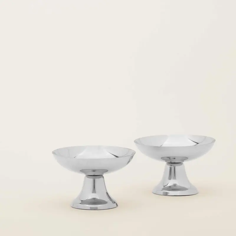 Guy Degrenne Small Stainless Steel Dessert Cups | Set of 2