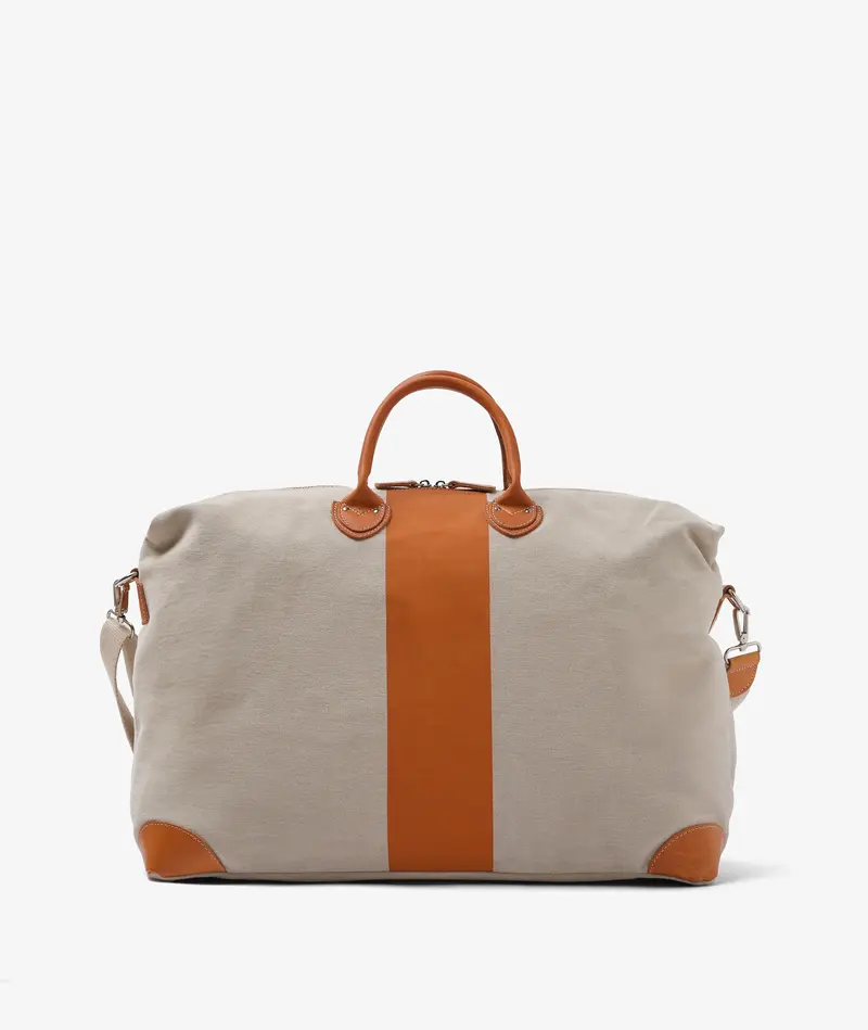 Harvard Duffel Bag Stripe Sand