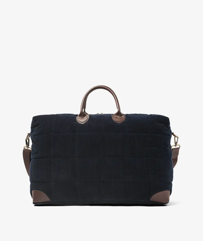 Harvard Duffel Bag Velour - Large Dark Blue