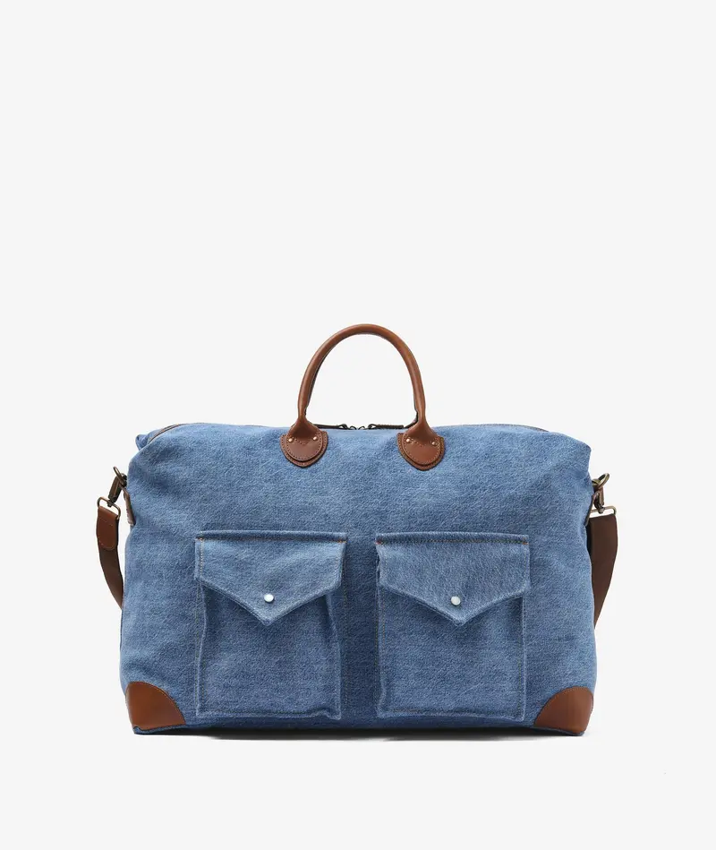 Harvard Safari Duffel Bag Blue Ranch Candiani Light