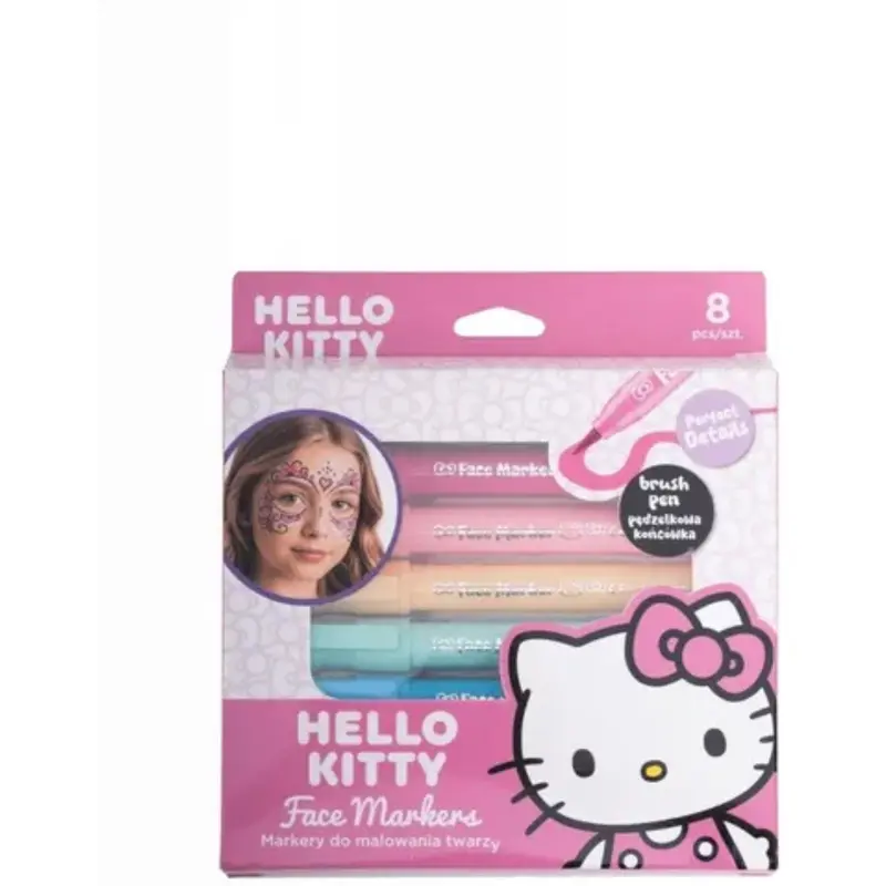 HELLO KITTY 8 PENNARELLI PER IL VISO FACE MARKERS