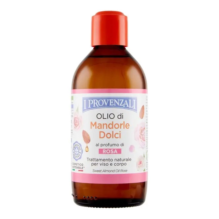 I PROVENZALI OLIO DI MANDORLE DOLCI 200ML AL PROFUMO DI ROSA