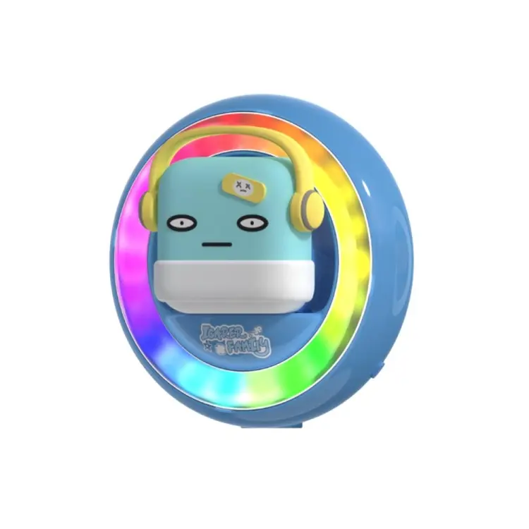 ICARER FAMILY XX-28 Car Aromatherapy Colorful Rhythm Lights Air Vent Aromatherapy Decoration(Blue)