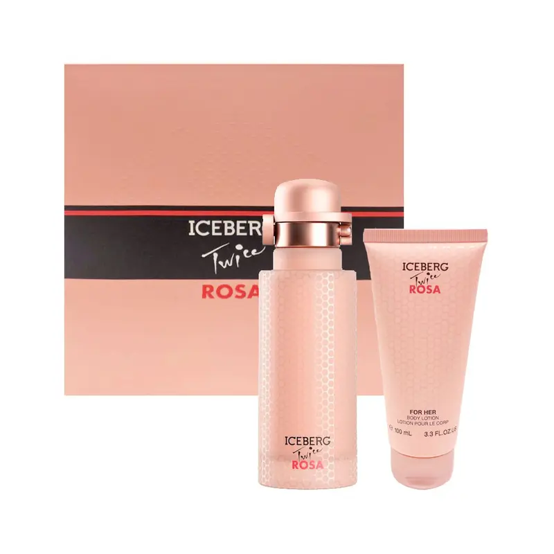 ICEBERG CONFEZIONE TWICE ROSA FOR HER EDT 125+BODY LOTION 100ML
