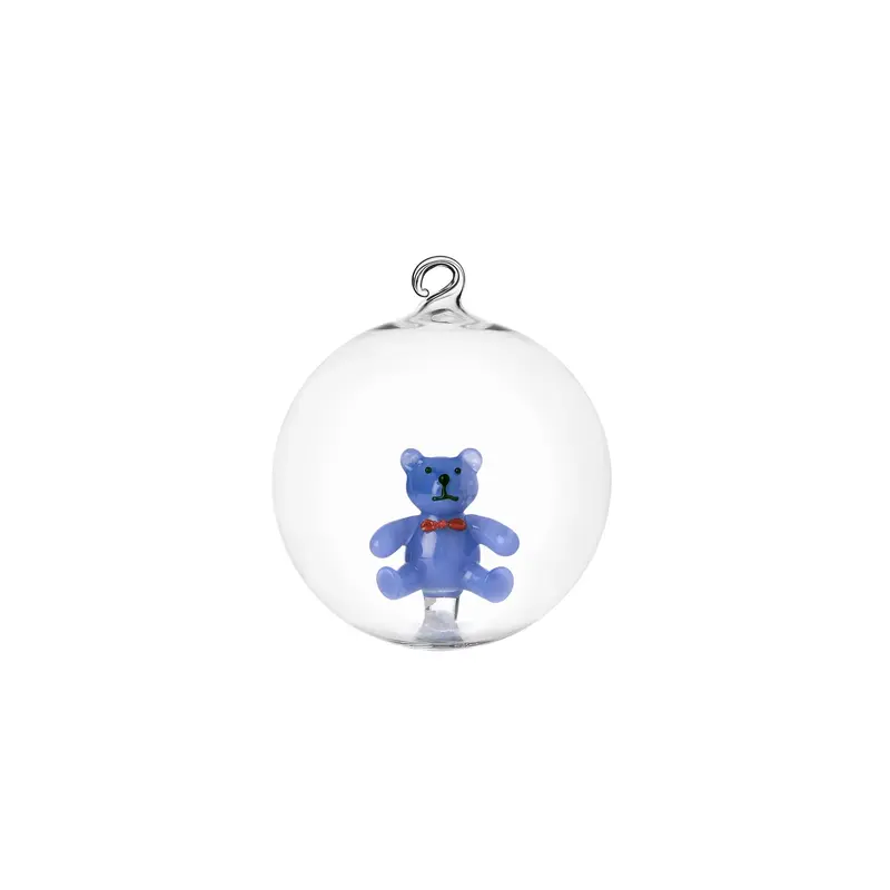 Ichendorf Palla di Natale orsacchiotto azzurro schiaccianoci