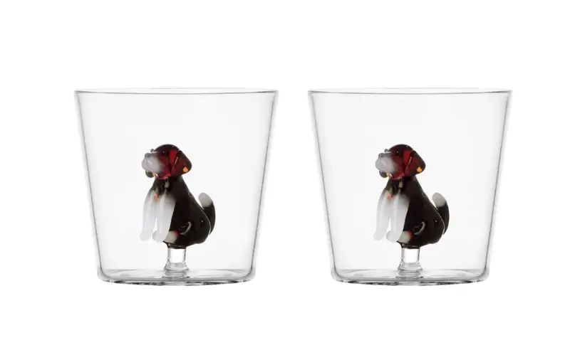 Ichendorf Set 2 tumbler DOG English foxhound