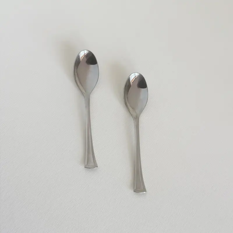 IMCO Metal Coffee Spoons · Set of 2 · 1970s
