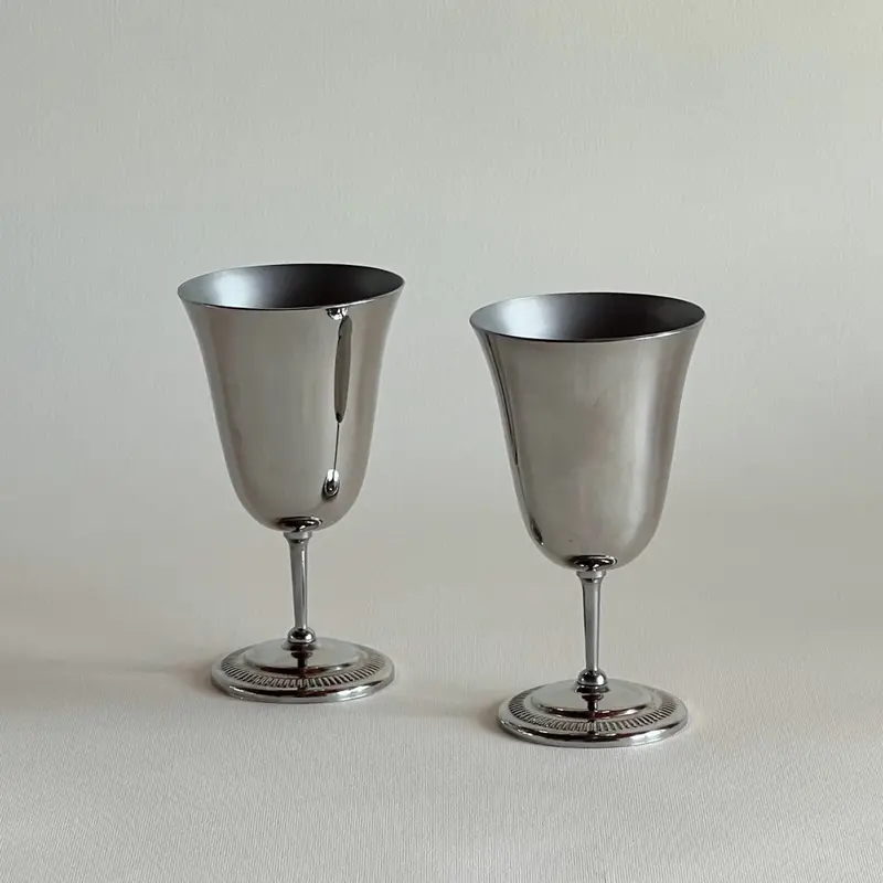 Jean Couzon Stainless Steel Flutes | Set of 2