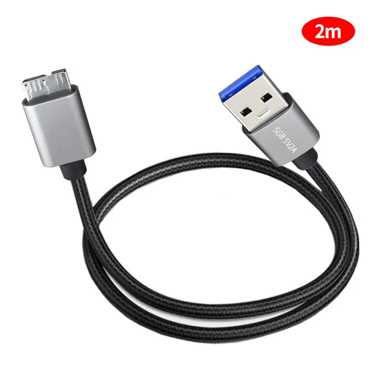 JUNSUNMAY USB 3.0 Male to Micro-B Cord Cable Compatible with Samsung Camera Hard Drive, Length