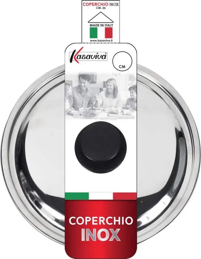 KASAVIVA COPERCHIO INOX 32CM