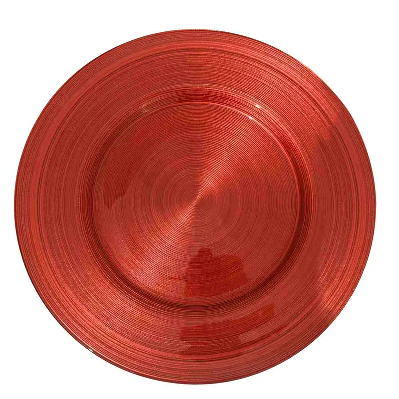 KASAVIVA NATALE SOTTOPIATTO VETRO XMAS DREAM CM.33 ROSSO