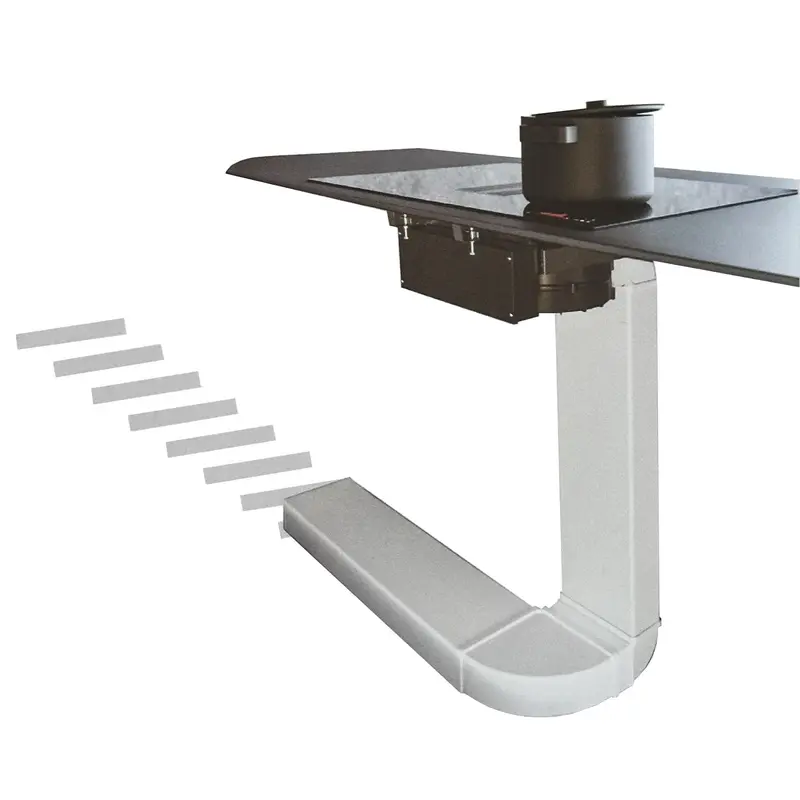 Kit standard per piano cottura con cappa integrata con uscita motore 220x90 mm.