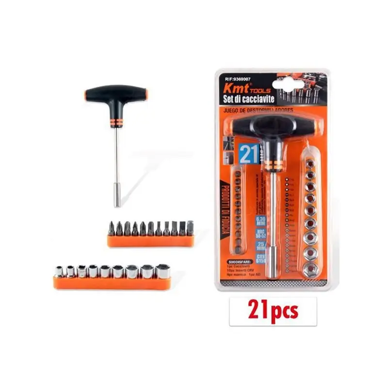 KMT TOOLS SET CACCIAVITE CON CRICCHETTO 25 PZ