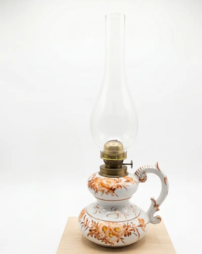 Lampada a olio in ceramica