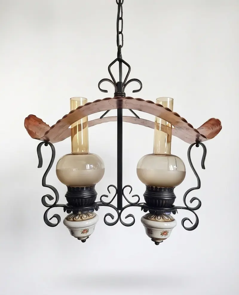 Lampada a sospensione rustica