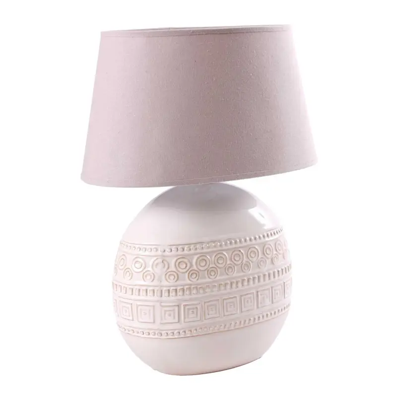 Lampada in ceramica decorata 40H56
