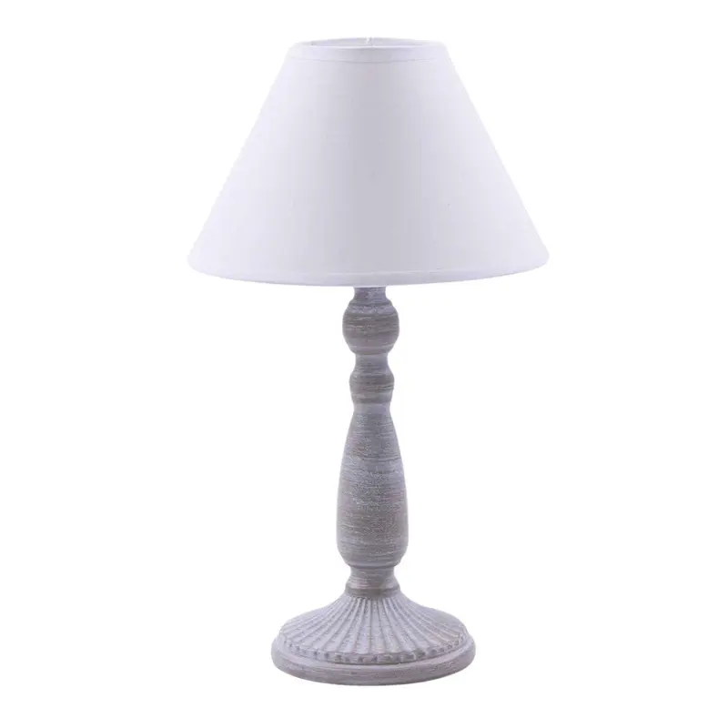 Lampada in metallo grigio Ø20H34