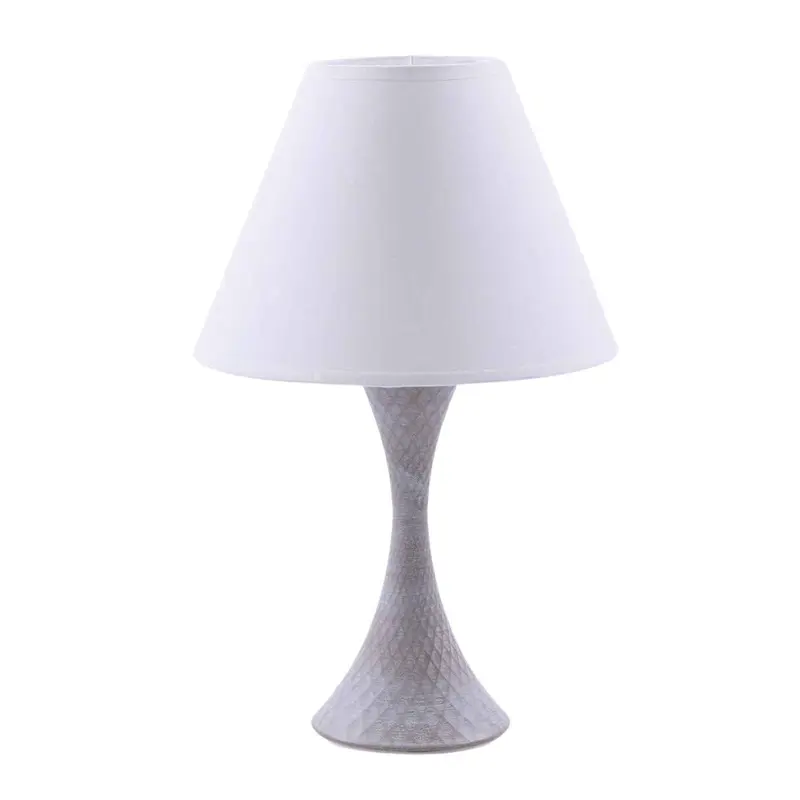Lampada in metallo grigio Ø23H38