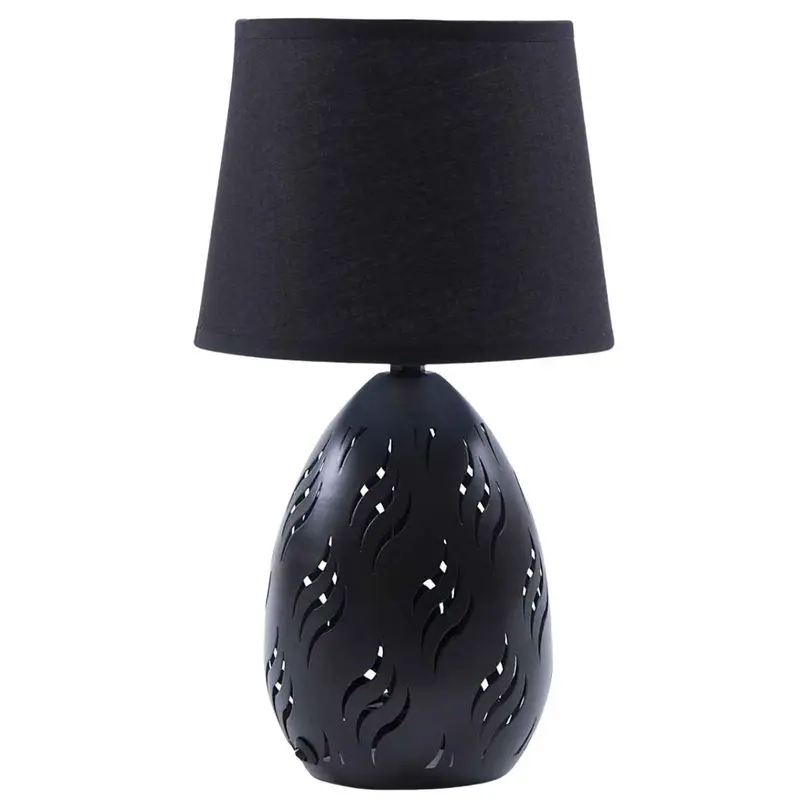 Lampada nera bombata Ø18H31