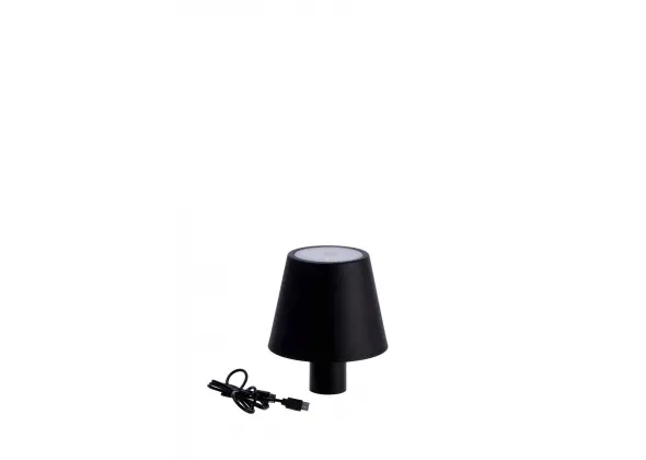 Lampada touch per bottiglia di vino ric joe bot nera 12x12