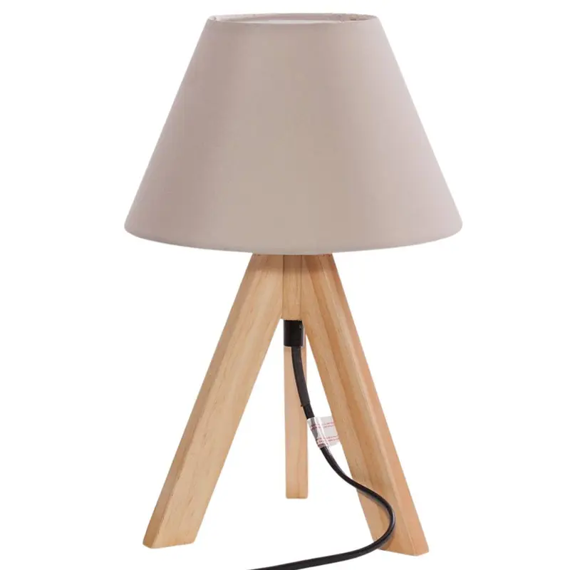 Lampada treppiede in abete 15X15H24