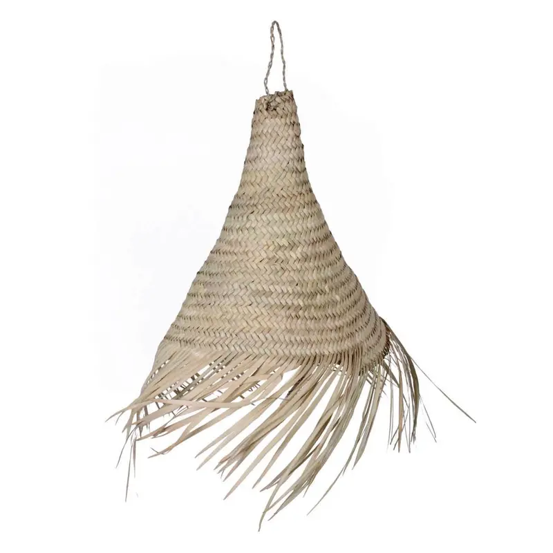 Lampadario in foglie di palma 40X40H40