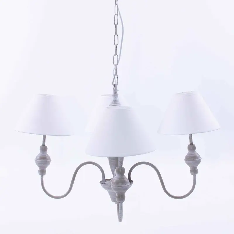 Lampadario in mdf 4 bracci Ø56