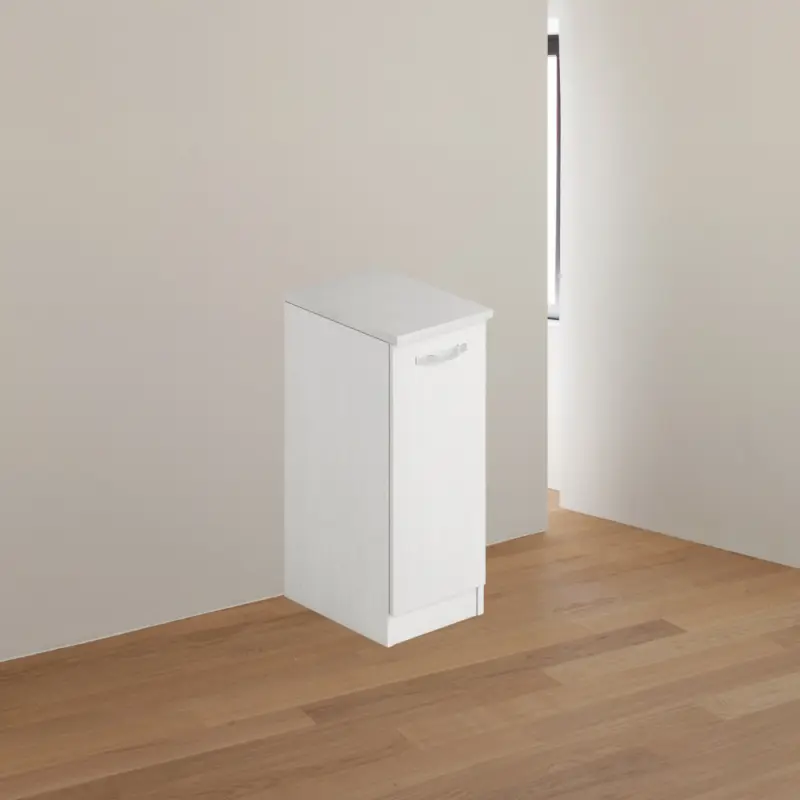 Laundry mobile bagno con anta 36x50x85,5 bianco frassinato