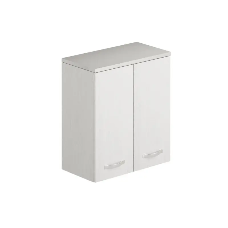 Laundry pensile bagno due ante 71x38x77 bianco frassinato
