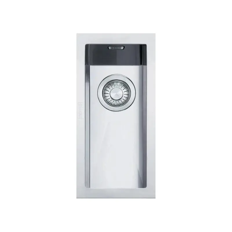 Lavello monovasca Franke Planar PEX110-16 sottotop inox satinato 44x20 cm.