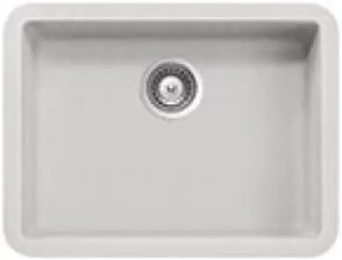 Lavello monovasca Smeg VST50AL 50 cm sottotop sintetico alluminio