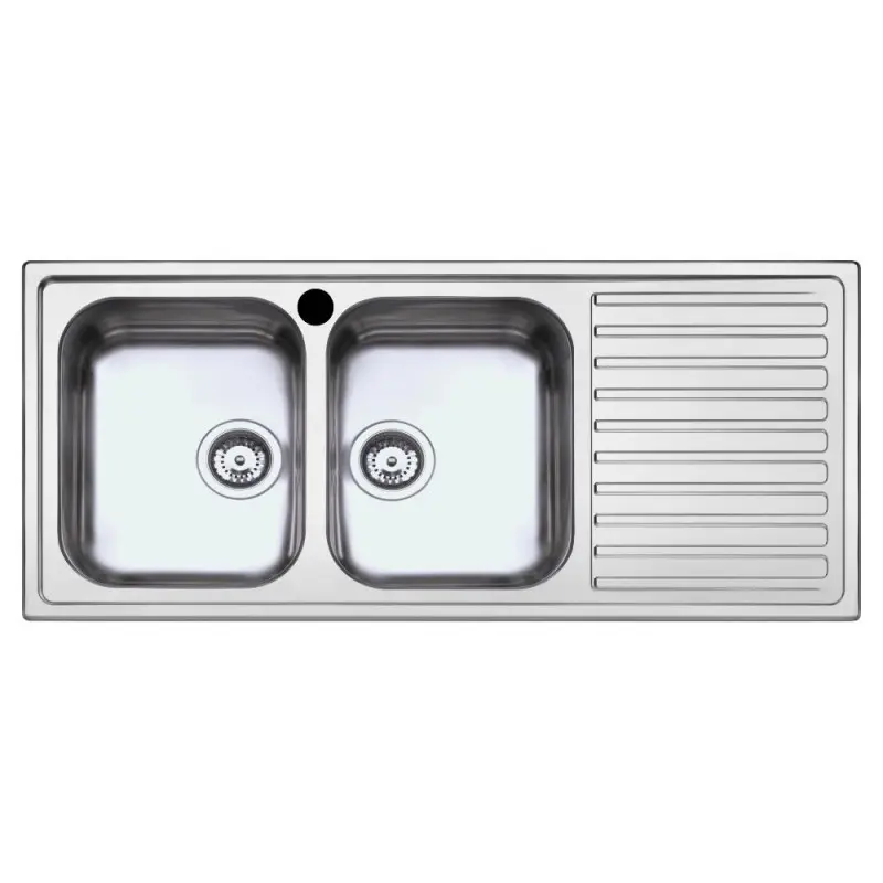 Lavello SAXT333A 116x50 cm 2 vasche gocciolatoio sinistro