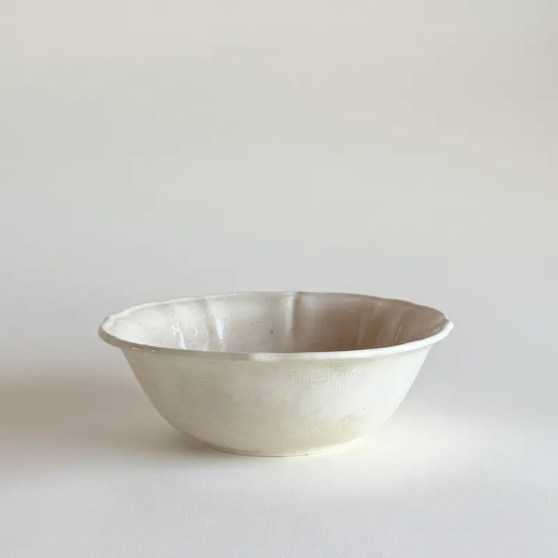 Laveno Antique Stoneware Serving Bowl