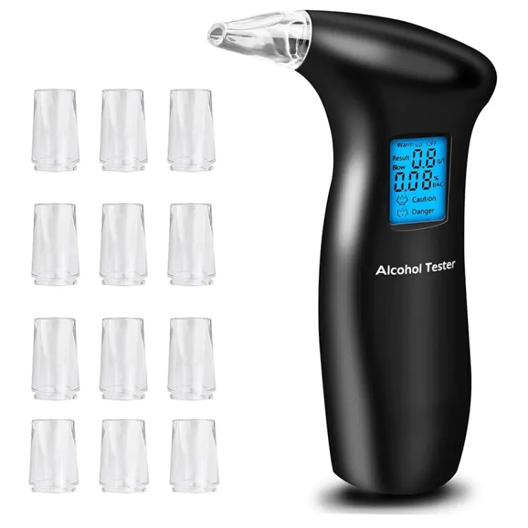 LCD Detector Backlight Light Breath Alcohol Tester, Specification