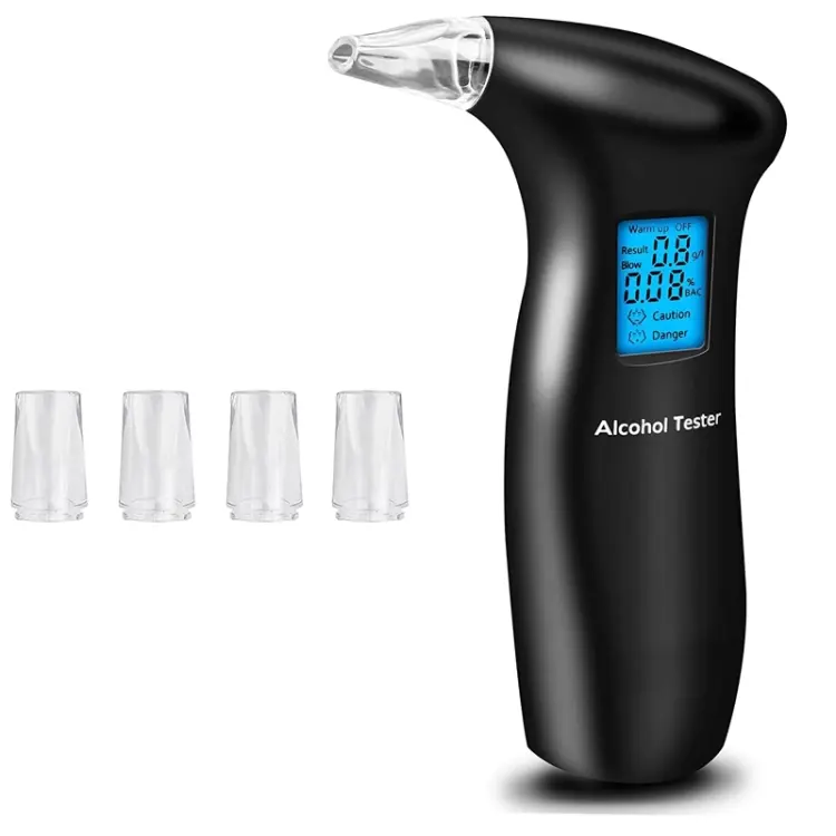 LCD Detector Backlight Light Breath Alcohol Tester, Specification