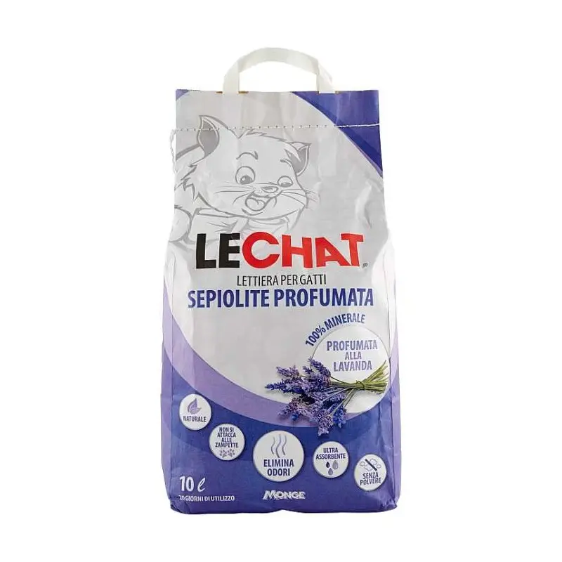 LECHAT LETTIERA SEPIOLITE 10L 6,7KG LAVANDA