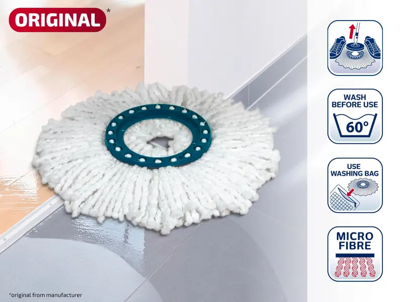 LEIFHEIT CLEAN TWIST DISC MOP MICROFIBRE TESTINA SOSTITUTIVA DI RICAMBIO