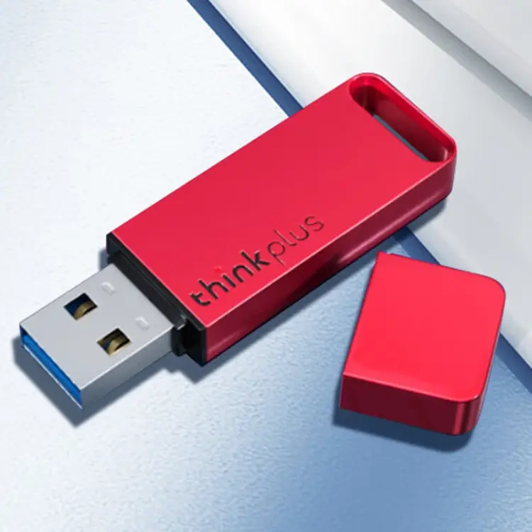 Lenovo Thinkplus TU100 USB3.1 High Speed Flash Drive Mini USB Memory Disk With Metal Plug And Cap, Capacity