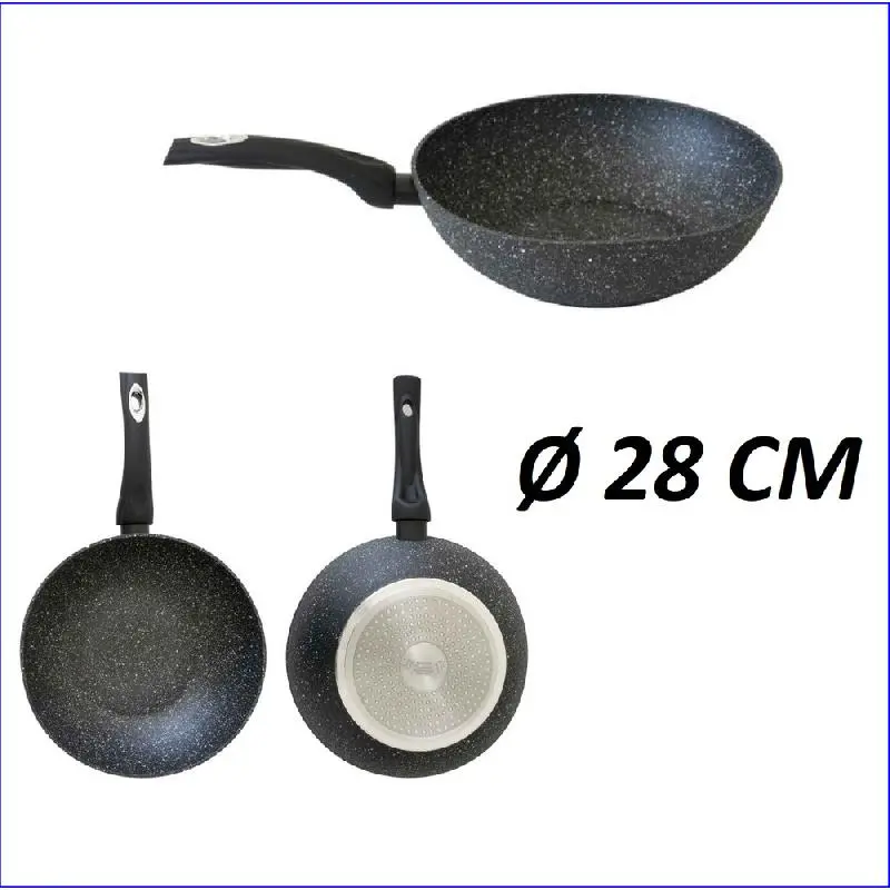 LETIZIA BLACK STAR WOK CM.28