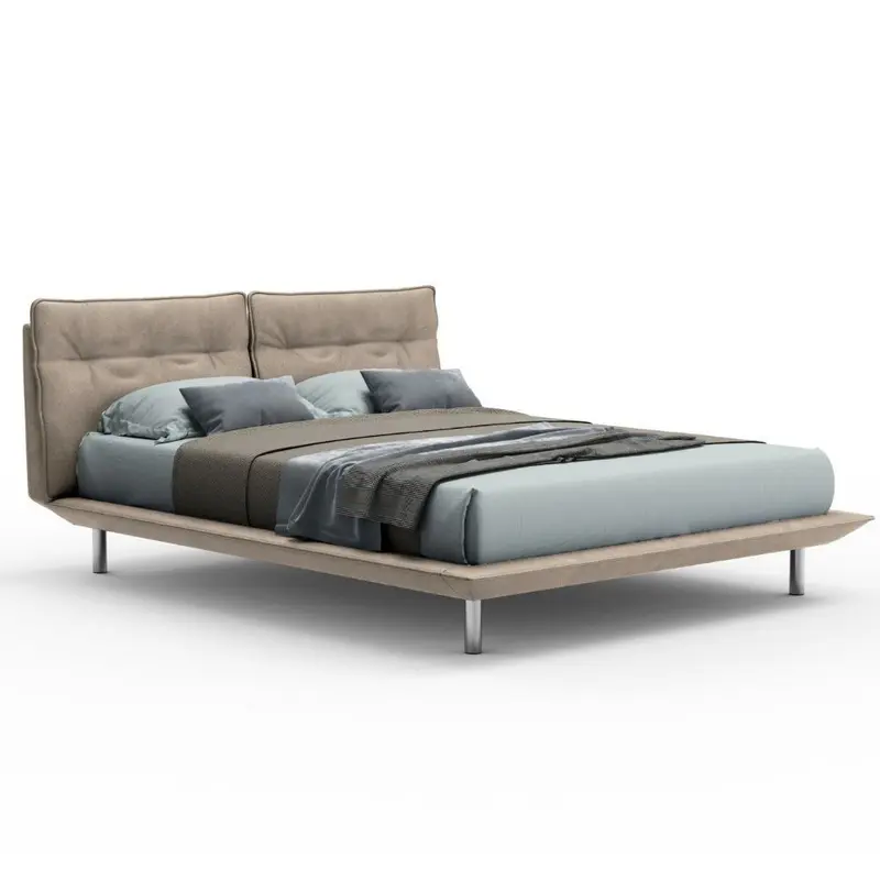 Letto Bolt matrimoniale fisso colore beige