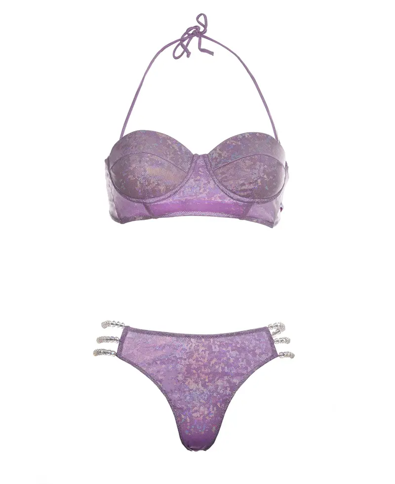 LILAC SHINY MERMAID BIKINI