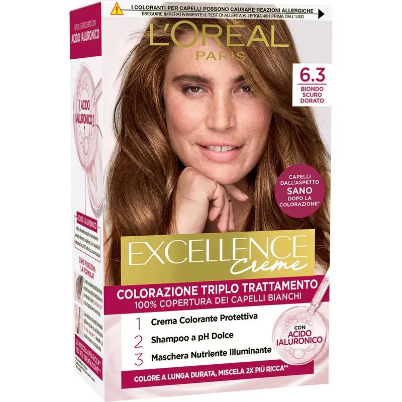 L'OREAL EXCELLENCE PURE CREME 6.3 BIONDO SCURO DORATO