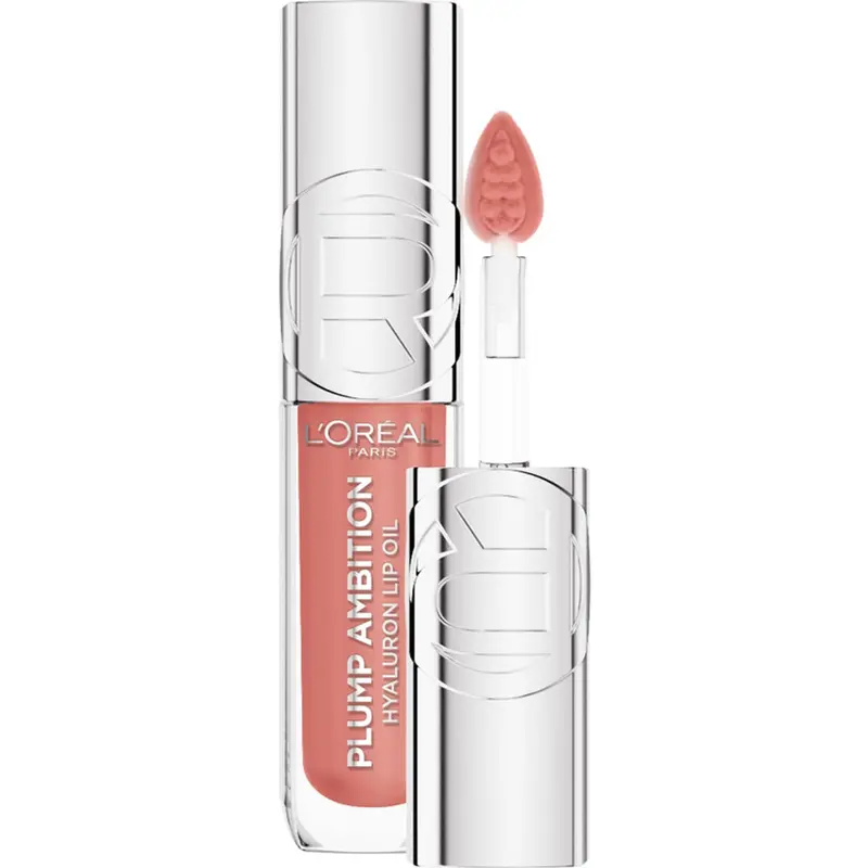 L'OREAL OLIO LABBRA PLUMP AMBITION LIP OIL CON ACIDO IALURONICO 601 WORTH IT